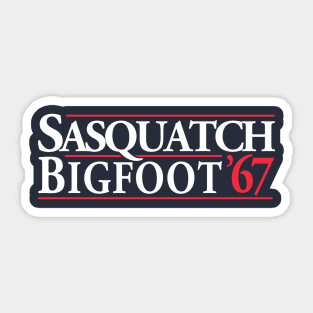 Sasquatch & Bigfoot '67! Sticker